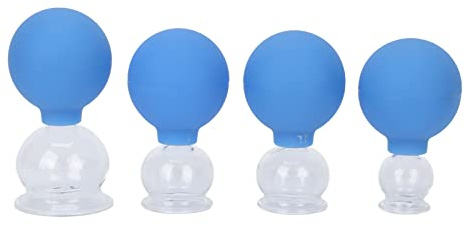 Ventosas, juego de ventosas de vidrio, juegos de ventosas de masaje, ventosas profesionales de silicona para cuerpo, cara, pierna, hombro, cuello, rodilla, juego de ventosas chinas, juego de ventosa