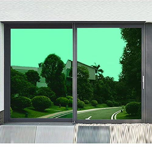 Spiegelfolie Fenster, Sichtschutzfolie Für Glasfenster, Sonnenschutzfolie, Reflektierende Fenstertönungsfolie, Fensterfolie Blickdicht Von Aussen, Uv-block Spiegelfolie,WxH-100x120cm(39*47in)