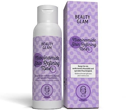 BEAUTY GLAM – Gesichtswasser mit Niacinamid & Zink – Gegen Akne, Mitesser & Pickel – Vegan, Ohne Silikone, Made in Germany – 100 ml
