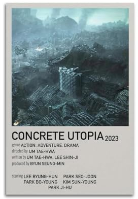 GLUC Concrete Utopia Poster Classic Film And Television Poster Album Poster Teenager Room Wall Decoration 20x30inch(50x75cm) Unframe-style