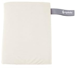 Ergobaby Babytragetuch für Neugeborene ab Geburt bis 11,3 kg, Aura Knit Tragetuch aus recycelten Stoffen, Elastisch und atmungsaktiv, Sling Wickeltuch unisex, Cream