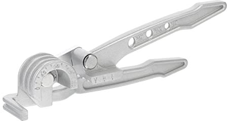 Hoement 180grad Manueller Rohrbieger Handwerkzeug Aus Aluminiumlegierung Für Rohre Hohe Präzision Langlebig Komfortabel Handhabung Für Präzise Biegarbeiten