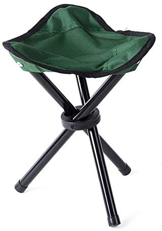 ASBEQUZBE Camping Klappstühle Klappbarer Kleiner Campinghocker Bankhocker Tragbarer Outdoor-Stuhlablage Ultraleichter Zugreise-Picknick-Camping-Angelstuhl Klappbar Stabilize