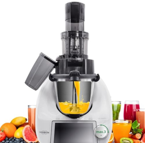 Leckerhelfer® SaftPRO - Slow Juicer, spremiagrumi adatto per Bimby TM6, TM5, succo spremuto a freddo perfetto con lo spremiagrumi a freddo, l'accessorio perfetto per Bimby