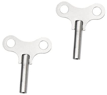 Uonlytech 2stücke Teiliges Uhrwerkschlüssel Aus Stahl Robuste Aufziehwerkzeuge Mit Verlängertem Kaliber Leichter Ergonomischer Aufziehschlüssel Für Mechanische Stand Tischuhren Praktische An
