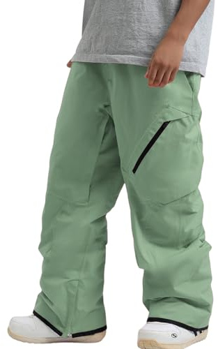 GSOU SNOW Herren Damen Snowboardhose Baggy Skihose Oversize Schneehose Snowboard Hose Baggy Ski Hose für Männer Frauen - Wasserdicht Winddicht Atmungsaktiv Warm