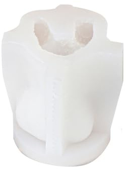 Moule en silicone en forme d'ours pour la fabrication de bougies, la pâtisserie et le savon – Flexible, antiadhésif, réutilisable, outil de bricolage pour décoration d'intérieur et travaux manuels