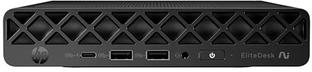 HP EliteDesk 8 G1a Next Gen AI - Mini - Ryzen AI 7 350/2 GHz - RAM 32 GB - SSD 512 GB - NVMe - Radeon 860M - 1GbE, Wi-Fi 6, Wi-Fi 7, Bluetooth - WLAN: 802.11a/b/g/n/ac/ax/be, Bluetooth 5.4