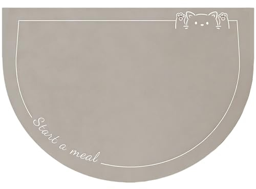 Futterunterlage Katze, 30 cm x 40 cm Napfunterlage Katzen und Hund