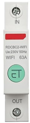 1PCS 1P guida DIN contatore intelligente consumo energetico misuratore kWh interruttore timer interruttore relè voltmetro casa intelligente(20A)