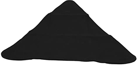 ZJchao Tripod Stool, Portable Stool Canvas Cloth Folding Fishing Chair Seat with Rope for Camping Hiking Backpacking Travelling Gardening (Black)