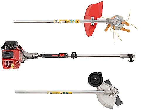 Desbrozadora inalámbrica de 800 W, 18000 rpm, longitud ajustable, fresadora de bordes de jardín con pilas y cargador, recortadora para jardines, verde