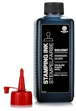 Solvent stämpelfärg 1000 ml 1000 ml svart