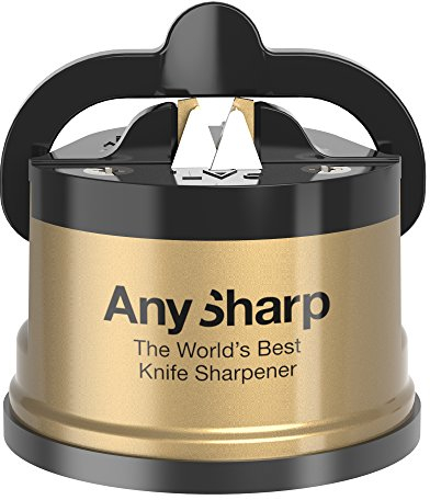 AnySharp Global Classic Messerschärfer mit PowerGrip, Gold