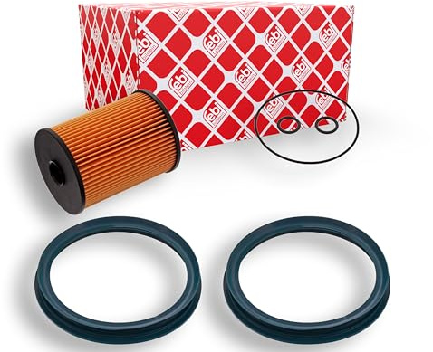 febi bilstein 47225 Kraftstofffilter mit Dichtungen, 1 Stück | Kompatibel mit: MINI MINI, Cabriolet, CLUBMAN, Coupe, Roadster