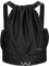 RYACO Drawstring Backpack Sports Gym Bag, Water Resistant String Sackpack Large Size with Zipper and Water Bottle Mesh Pockets for Gym Shopping Sport Yoga School Swimming Beach