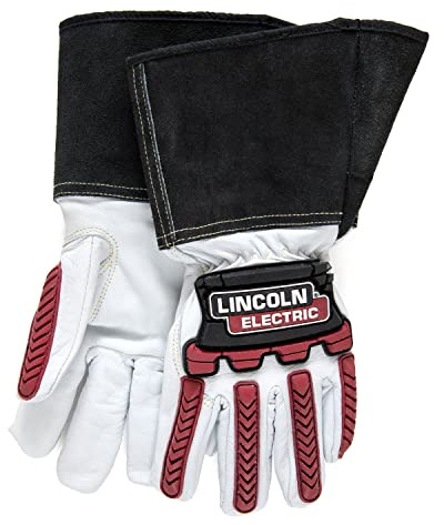 Lincoln Electric Goat Skin Leather Impact and Cut Resistant Welding Glove - Large