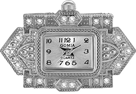 Avaner Ringuhr Fingeruhr mit Quadratisch Graviertes Gehäuse Zifferblatt Verstellbarer Ring 3ATM Wasserdicht Ring Uhr Finger Uhr ALS GESHCNEKE für Damen