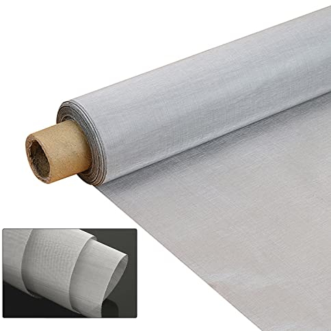 RUCRAK Drahtgitter feinmaschig 150 Mesh Woven Wire Mesh 304 Edelstahl Drahtgewebe Mäusegitter Filternetz metallgitter Edelstahlgitter Wire Mesh für Fenster, Küche (Size : 1x9m)