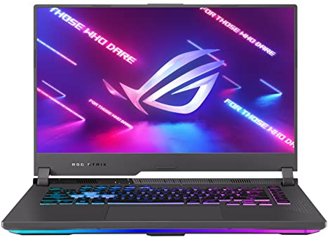 ASUS Ordinateur Portable de Jeu ROG Strix G15 (2022), 15 16:10 FHD 144 Hz, GeForce RTX 3050, AMD Ryzen™ 7 6800H/HS, 16 Go DDR5, SSD PCIe 512 Go, Wi-FI 6E, Windows 11, G513RC-ES73, Gris éclipse