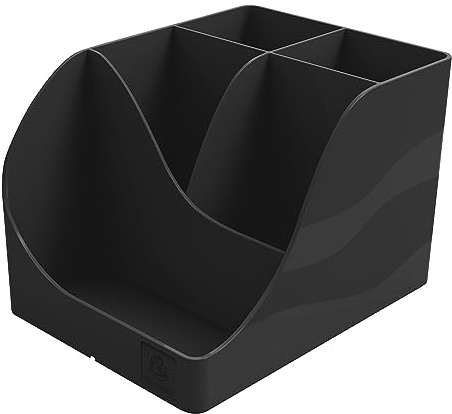 Pot à crayons Exacompta Pen Wave Neo Deco - Noir