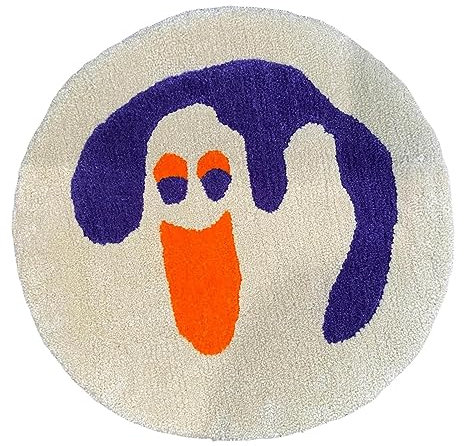 80 × 57cm Halloween Teppich Urlaubsteppich Willkommensteppich Rutschfeste Türmatte Indoor Warm Soft Fußabtreter Polyester-Teppich Waschbar Plüschteppich Thanksgiving Kinderteppich (05-B, One Size)