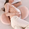 WQU Schwangerschaftskissen zum Schlafen, Mutterschaftskissen, Unterstützung für Seitenschläfer, Unterstützung für Rücken, Bauch, Hüften schwangerer Frauen, abnehmbares und verstellbares doppelseitiges
