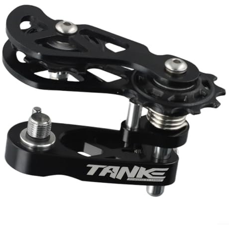 HEIBTENY Chain Tensioner Single Speed Converter Chain Guide Anti-Drop Link (Black)