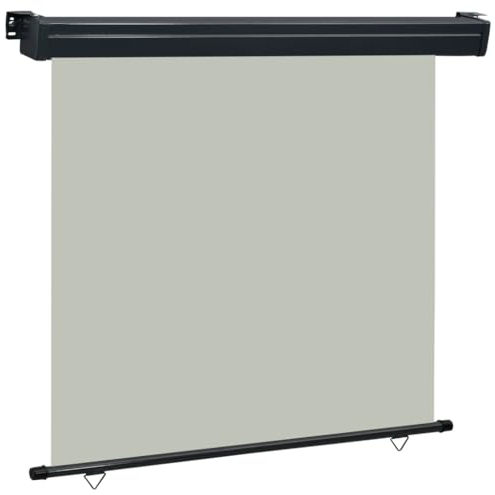 AJSEOYBS Terrassenschirm,Regenschirme für die terrasse,Pool schirm,Deck schirme außen,Balkon-Seitenmarkise 160 × 250 cm Graufür Außenterrassen, Terrassen