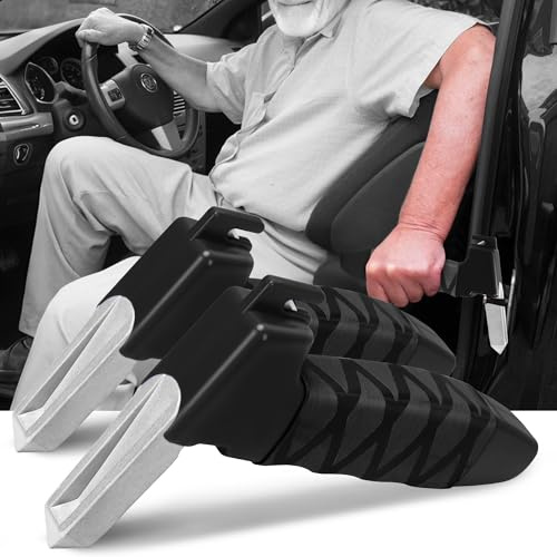 NINEMAX Einstiegshilfe Auto Senioren, Ausstiegshilfe Auto für Ältere Menschen, 3 in 1 Haltegriff Autogriff Zum Aussteigen Mobilitätshilfe Grip Helfer, 2 Stück