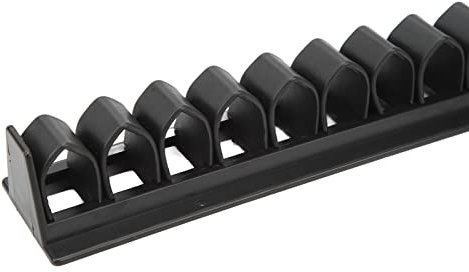 Culnflun Horse Peitsche Erntehalter, Schwarze Plastik Peitsche Rack Wand montiert halten ordentliche epeitsche Organisation Ställe