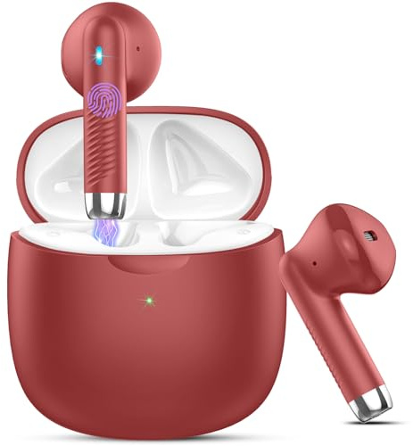 Cuffie Bluetooth Auricolari Bluetooth 5.4, Cuffie Wireless con 4 ENC Cancellazione Rumore Mic, Cuffie in Ear 32 Ore di Riproduzione, Cuffie Senza Filo HiFi Stereo IP6 Impermeabili per iOS & Android