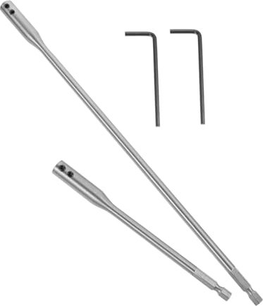 Vaguelly 1 Set Drill Bit Extension Rod Set Extension Kit with Wrenches for Versatile Drilling Depths and Quick Switching Lightweight and Compact Design for Easy Portability