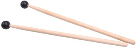 Supvox 2stücke Xylophonschlägel aus Holz mit Gummi-griff Trommelstöcke für Glockenspiel und Xylophon Geeignet für Erwachsene und Junge Mädchen Personalisierte Percussion-accessoires
