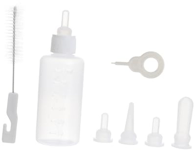 UPKOCH Haustier Pflege Flasche Satz Silikon Milchflasche Für Katzen Und Hunde Tragbar Für Kleintiere Outdoor Fütterung