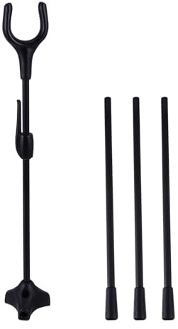 GOOHOCHY Support Pliable en Fibre de Verre pour Tir à l'arc Adulte, Porte-Proue Stable et Pratique pour Arcs Recourbés