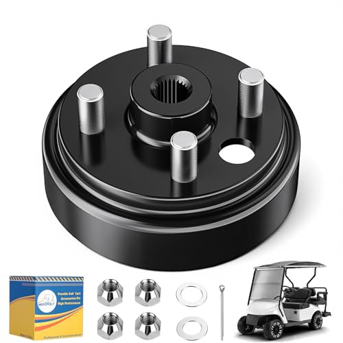 Mixopoly Golf Cart Accessories Brake Drum/Hub Assembly for EZGO TXT Directly Replaces OEM# 19186G1P