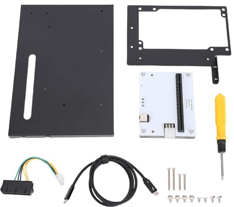 Vvikizy Dock Station GPU Esterna, Dock per Scheda Grafica 3 4 USB4 PCIe 16X con Cavo Dati da 1 M, per PC Portatile Console di Gioco Portatile Modifica Video Rendering 3D