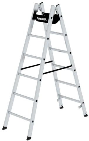 Aluminium-Stehleiter 6 Sprossen 33012
