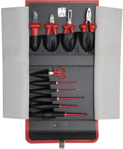 Bahco VDE 1000V zugelassen Elektriker-Werkzeugsatz Werkzeugsatz, Tasche 10-teilig