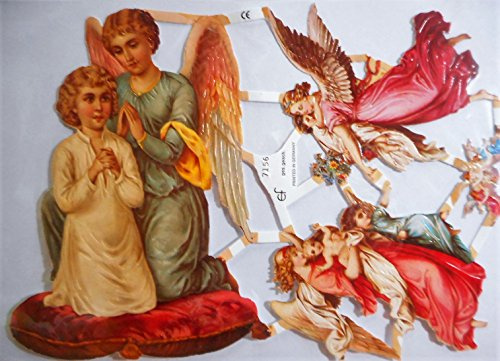Glanzbilder Engel Liebe Glück EF 7156 Oblate Posiebilder Scrapbook Deko GWI 506