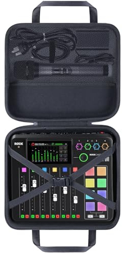 Khanka Hartschalenetui für RØDECaster Pro II | Für RØDECaster Pro II;Hartschalenetui zur Aufbewahrung,Nur Etui