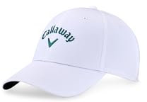 Callaway Unisex-Erwachsene Golf Liquid Metal Collection Headwear Verschluss, Weiß/Immergrün, One Size