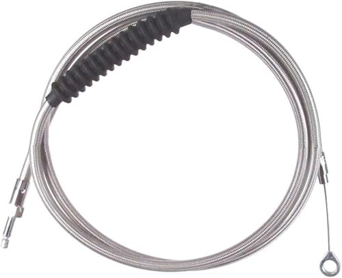 HC-66-0170 Motorrad Kabelkupplung Flexibler Schlauch Kabelleitung für 1996-2006 Harley-Davidson Touring Modelle Edelstahl Kabelschlauch