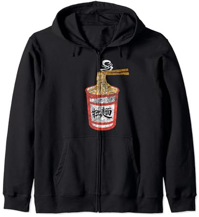 Tasse japonaise vintage Ramen Nouilles Sweat à Capuche