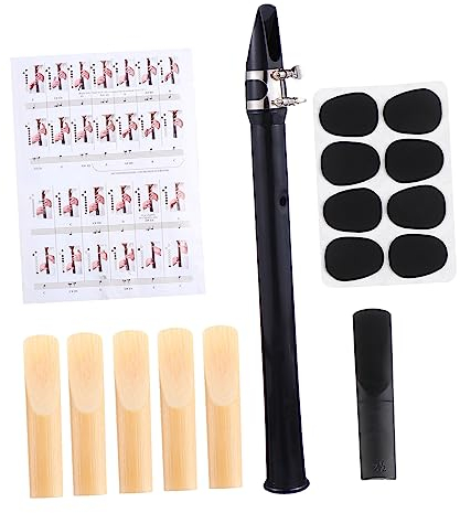 BESTonZON Mini Taschensaxophon Holzblasinstrument Saxophoninstrument Tragbar Für Junge Mädchen Und Erwachsene Geeignet Als Geburtstagsgeschenk Für Anfänger Und Profis