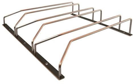 Hängendes Weinglasregal unter Schrank, rustikaler Bronze-Weinglashalter, 2/3 Schiene, Weingläser Halter Aufhängen für Küche, Bar(32.2x22.5cm)