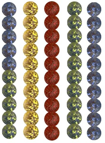 Eventerde Bunte -Kunst, runder, handgefertigt aus –, handgefertigt, gemischte Farbe, kleine Dekoration aus, Planet, handgefertigt für Aquarium, Vasen, Aquarium