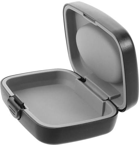 FOMIYES Hearing Aid Case Portable Small Storage Box Shockproof Protection Storage Container Compact Carrying Case for Travel Home and Outdoor Use