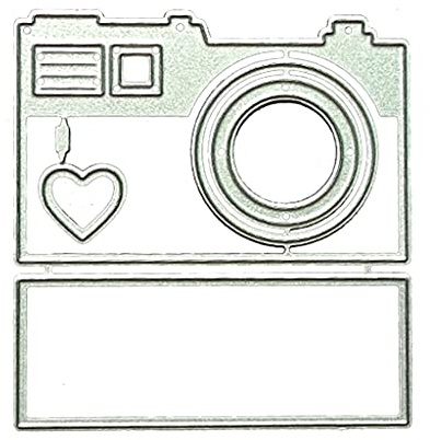 WASTEBIN Kamera Metall Stanzformen Schablone Scrapbooking Album Papier Karte Vorlage